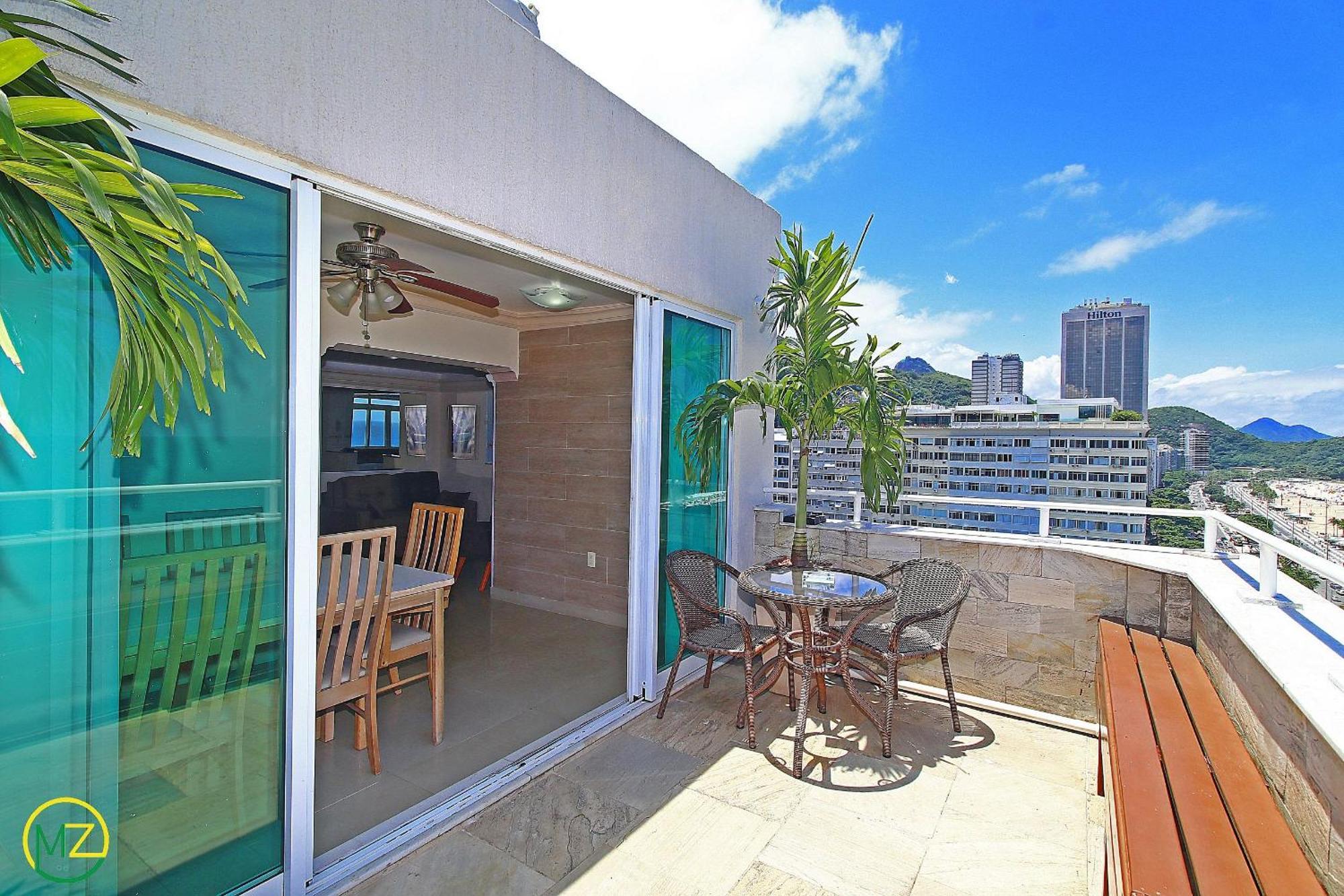 Incrivel Cobertura Frente Mar Com Terraco Daire Rio de Janeiro Dış mekan fotoğraf